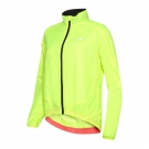 Dámská cyklistická větrovka PROGRESS Flowy Bike neon žlutá